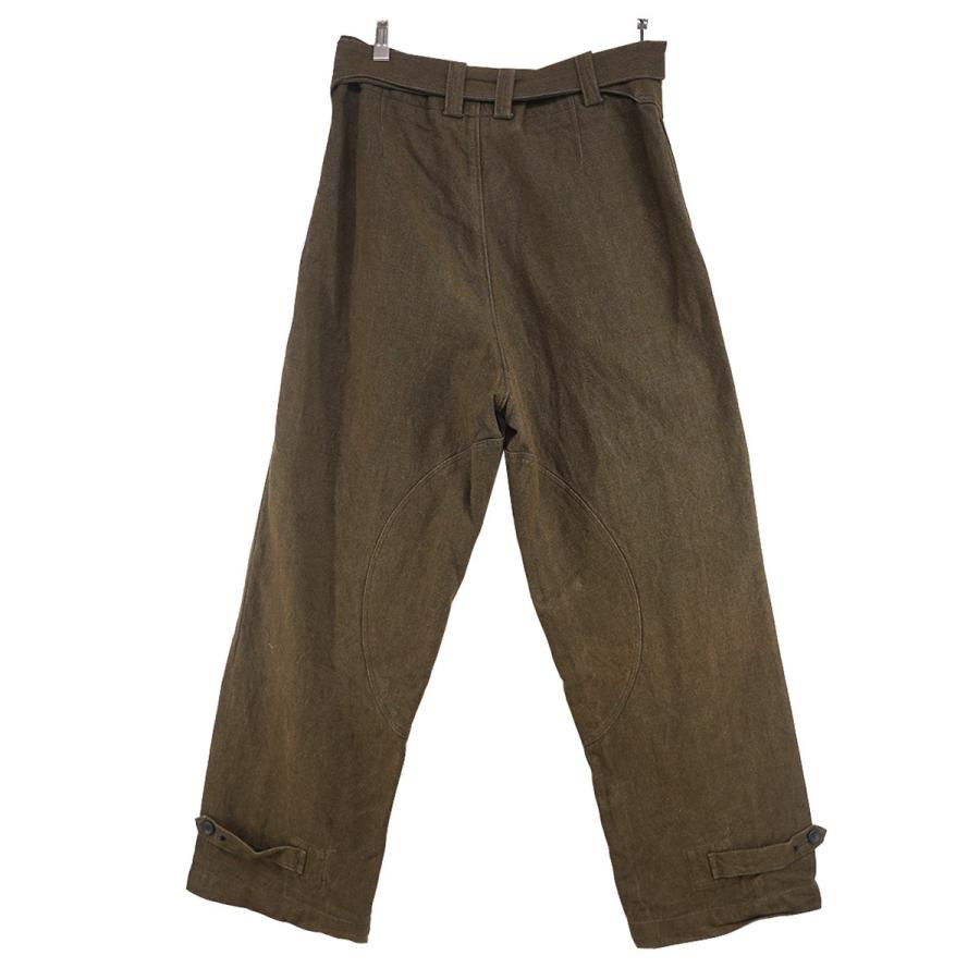 シュス sus-sous 20SS TROUSERS MOTOCYCLE MK-2 コットンリネン ベルト 