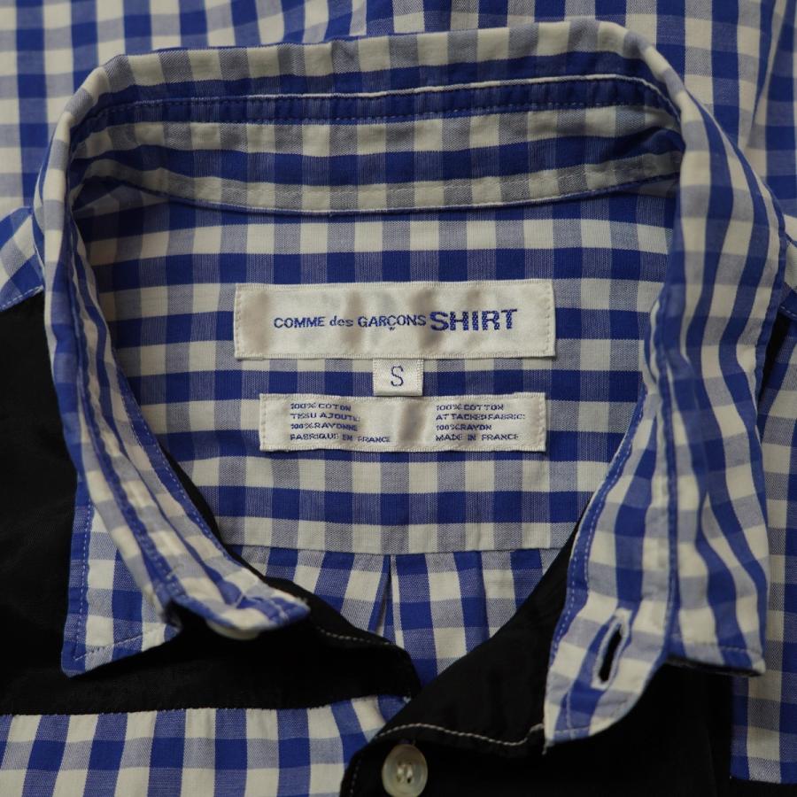 COMME des GARCONS SHIRT コムデギャルソンシャツ 11SS 切替 パッチ