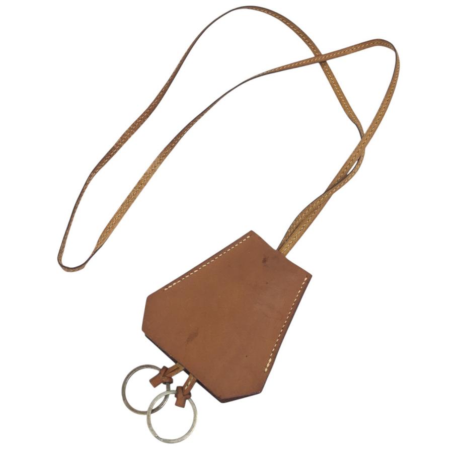 HERMES（エルメス） 【値下げ】HERMES クロシェット レザー キーリング