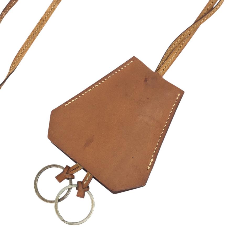 HERMES（エルメス） 【値下げ】HERMES クロシェット レザー キーリング