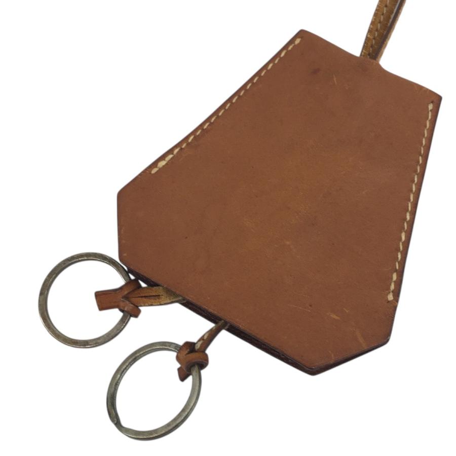 HERMES（エルメス） 【値下げ】HERMES クロシェット レザー キーリング