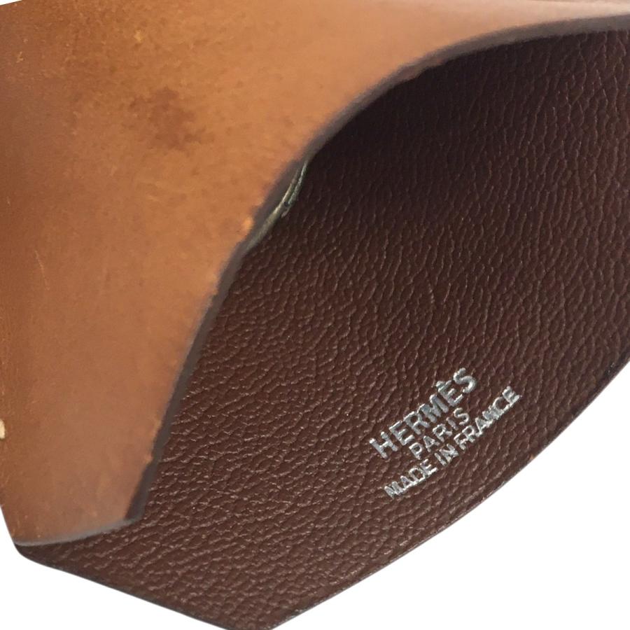 HERMES（エルメス） 【値下げ】HERMES クロシェット レザー キーリング