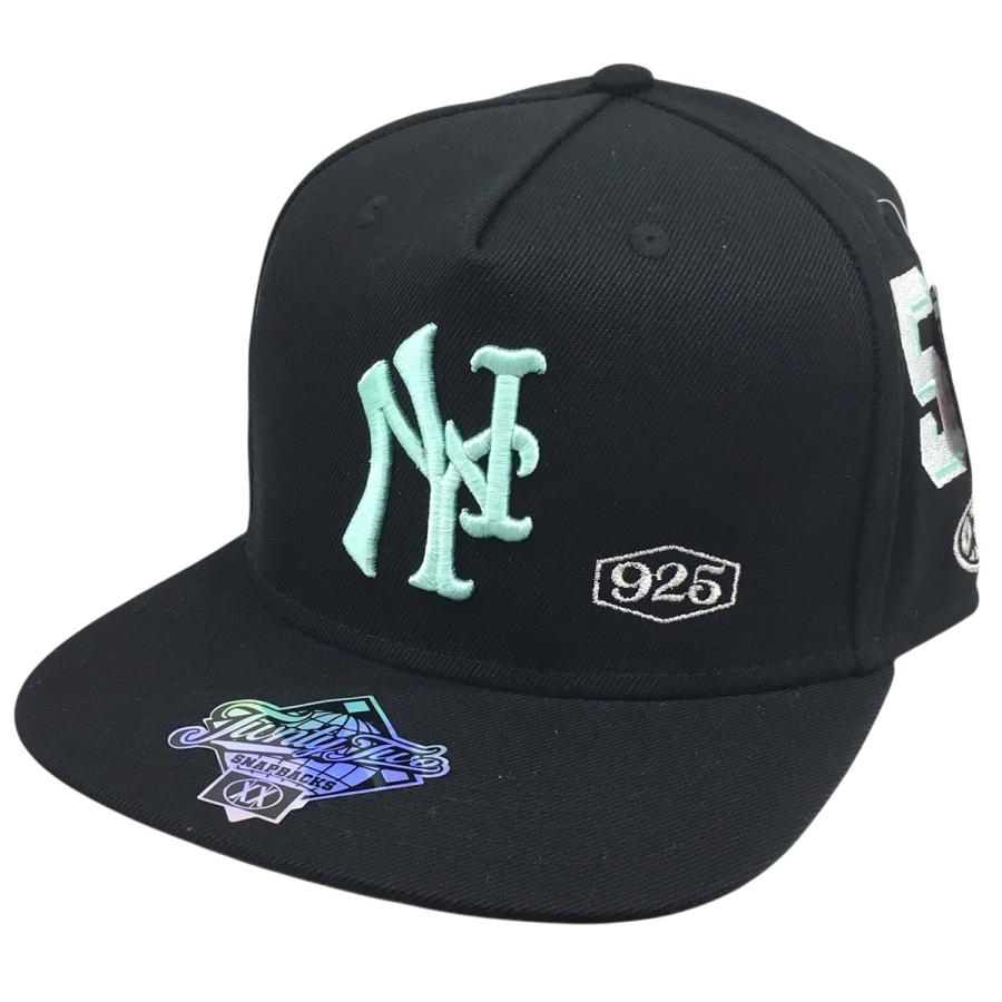 値下げ】TWNTY TWO MOOD別注 TIFFANY MOOD Black UV Suede NY SNAPBACK