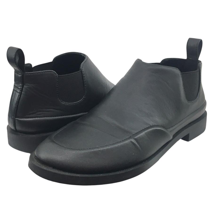 ISSEY MIYAKE MEN サイドゴアブーツ ブラック HOMME PLISSE ISSEY MIYAKE 【値下げ】HOMME サイドゴアブーツ