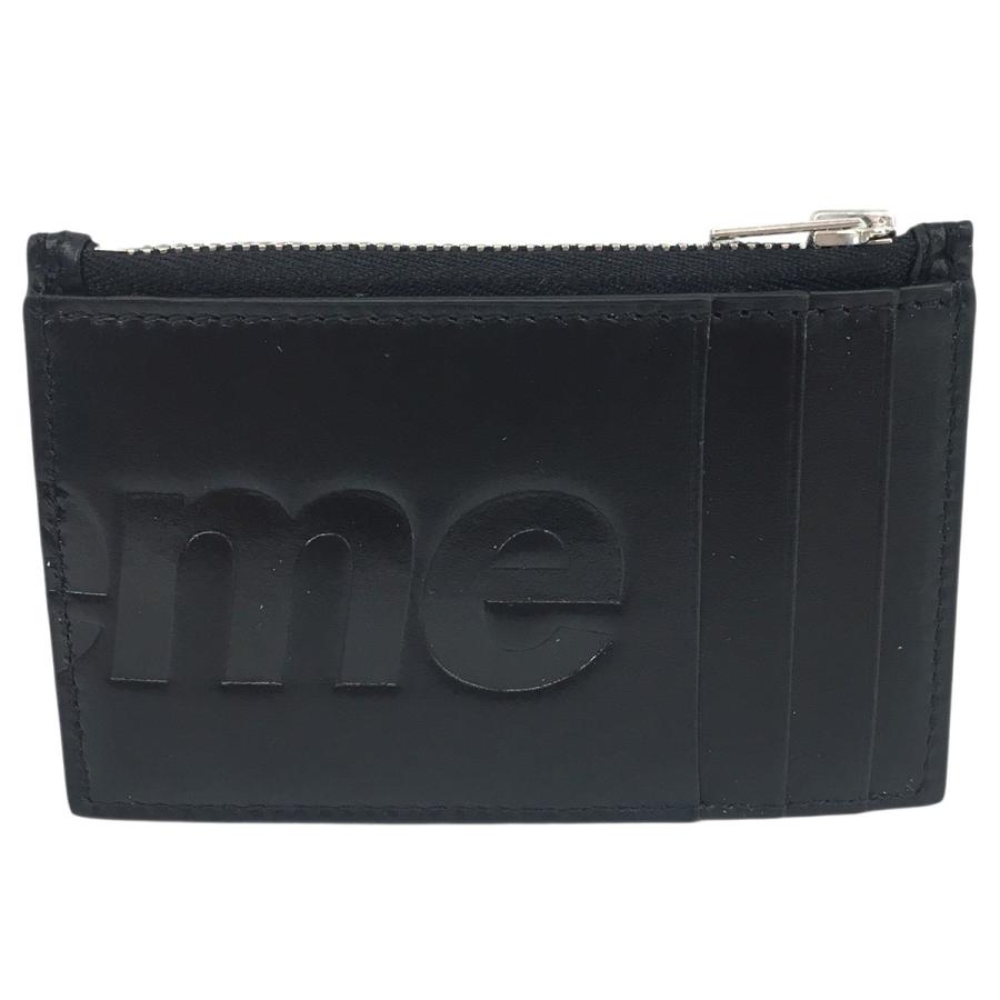 Supreme（シュプリーム） Supreme 25AW Leather Zip Card Holder ロゴ