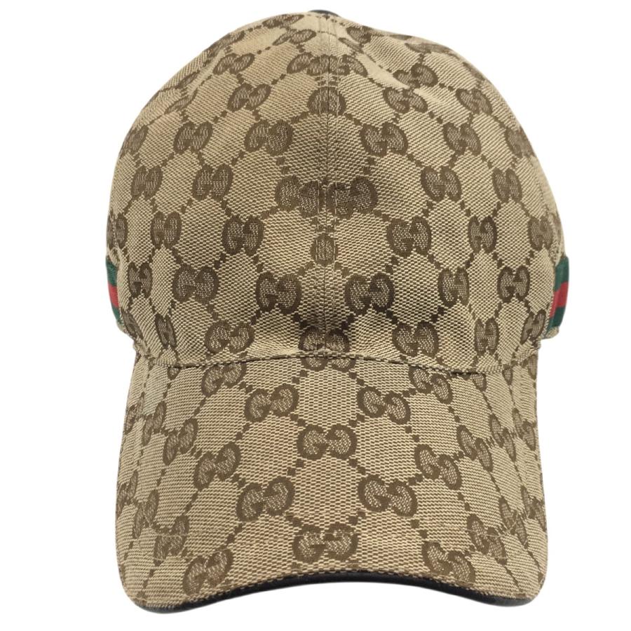 GUCCI（グッチ） オリジナル GGキャンバス ロゴ ベースボール キャップ