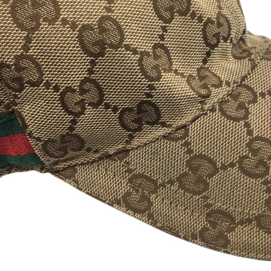 GUCCI（グッチ） オリジナル GGキャンバス ロゴ ベースボール キャップ