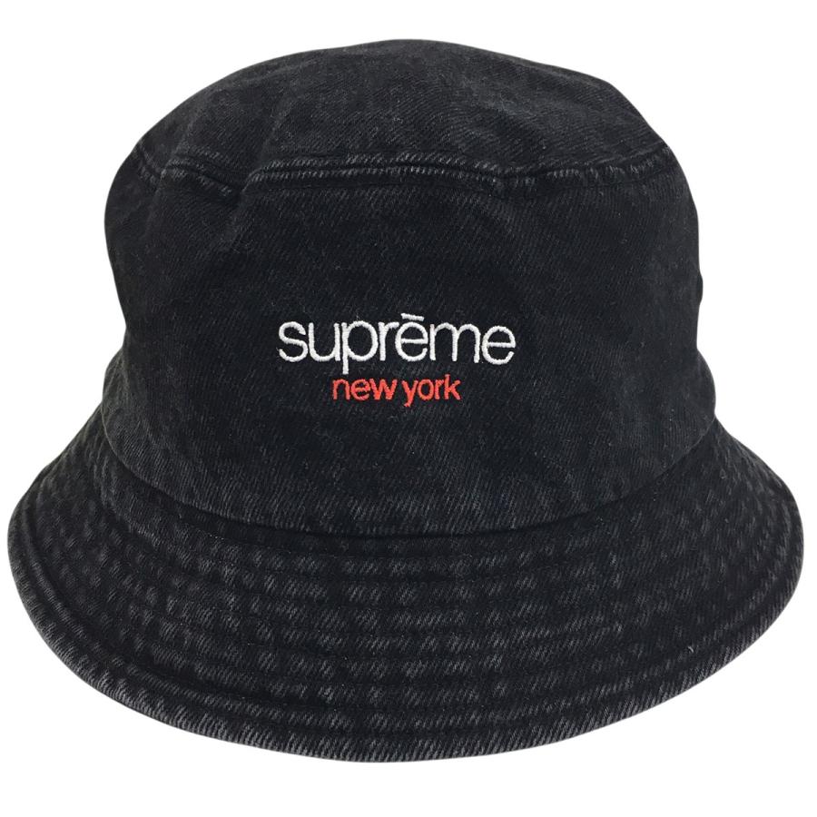 Supreme Denim Crusher クラシックロゴ バケットハット 帽子 Supreme（シュプリーム） 【値下げ】Supreme 25SS Denim Crusher