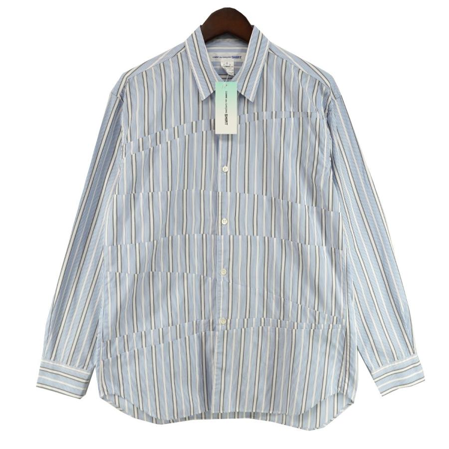 COMME des GARCONS SHIRT 【値下げ】COMME 24AW ウェーブ パッチワーク