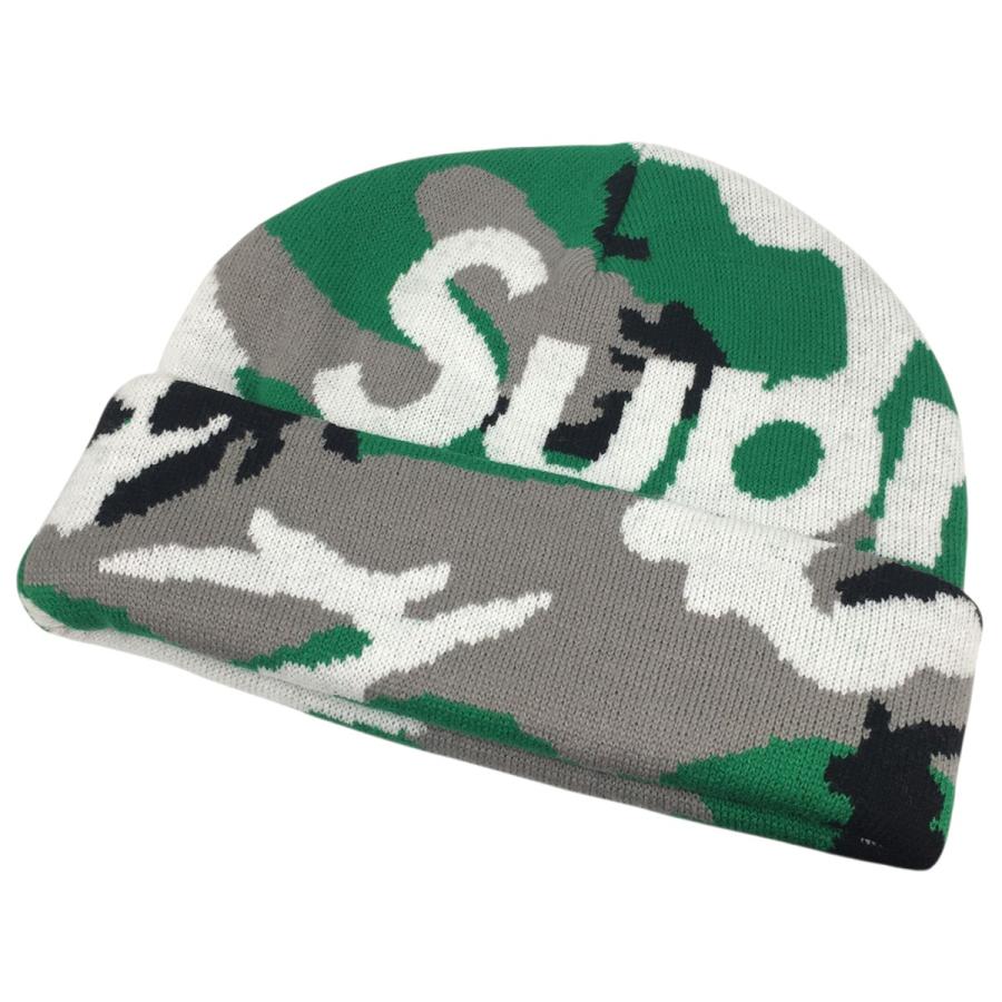 【新品】Supreme シュプ　25AW ビッグロゴ　ニットキャップ　カモフラ柄 Supreme（シュプリーム） Supreme 25AW Camo Big Logo Beanie カモ