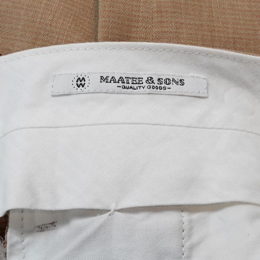 マーティー マーティーアンドサンズ MAATEE＆SONS 25SS JEFFERY