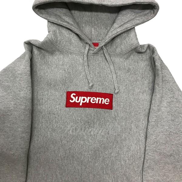 【値下げ】SUPREME Box Logo Hoodie　ボックスロゴ パーカー グレー×レッド サイズ：M (京都四条店)｜kindal｜06