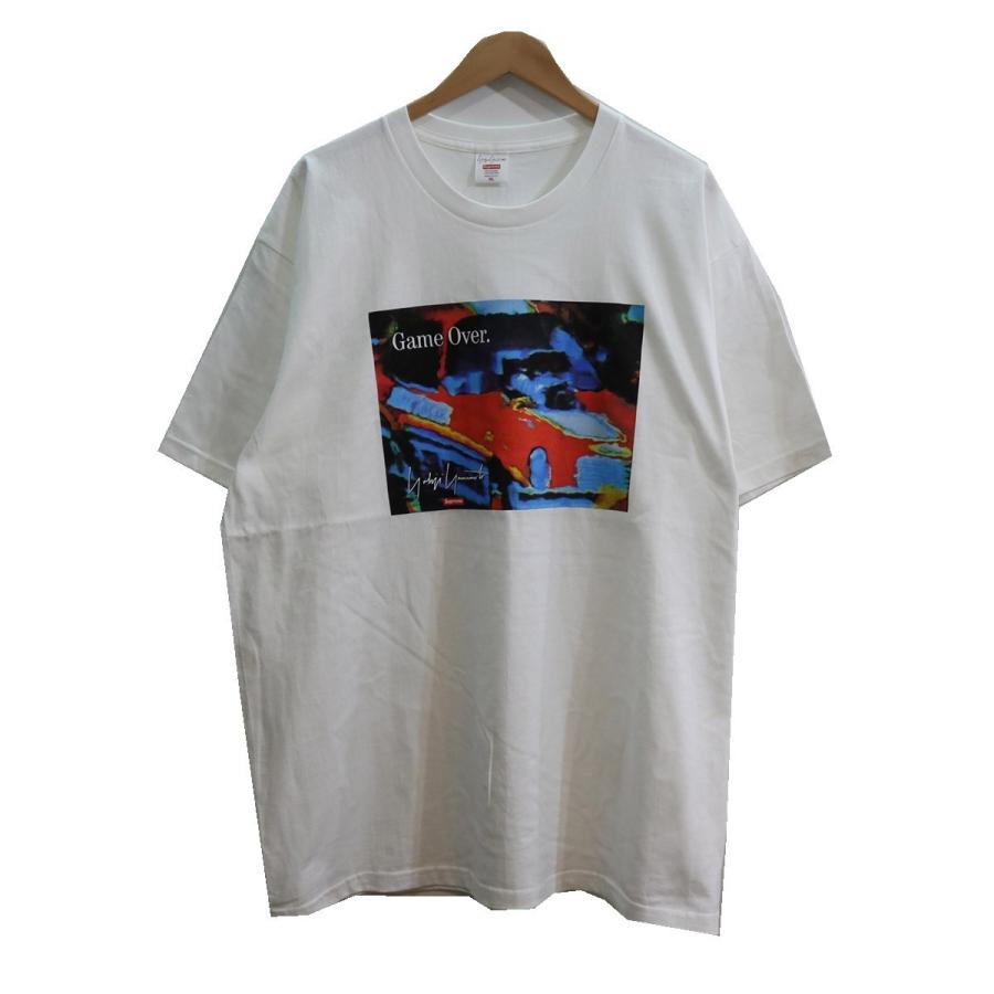 【10月11日値下】Supreme × Yohji Yamamoto 20AW　Game Over Tee　Tシャツ ホワイト サイズ：XL (学芸大｜kindal