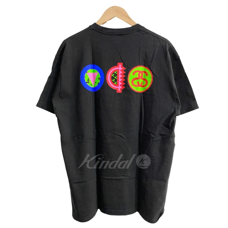 STUSSY メッシュアスレチックシャツ ブラック/イエロー STUSSY Stussy ×Cassette Playa プリントTシャツ ブラック
