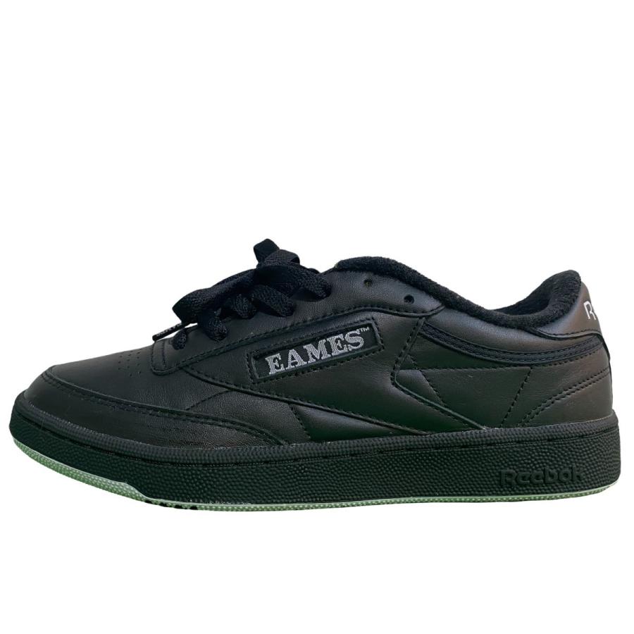 Reebok × Eames Club C 85 スニーカー ブラック サイズ：US9／27ｃｍ
