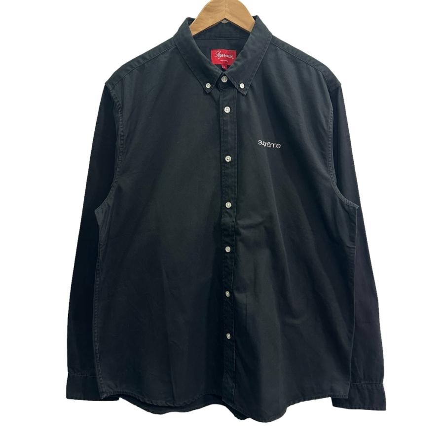 シュプリーム Supreme 19SS Washed Twill Shirt ウォッシュツイル 