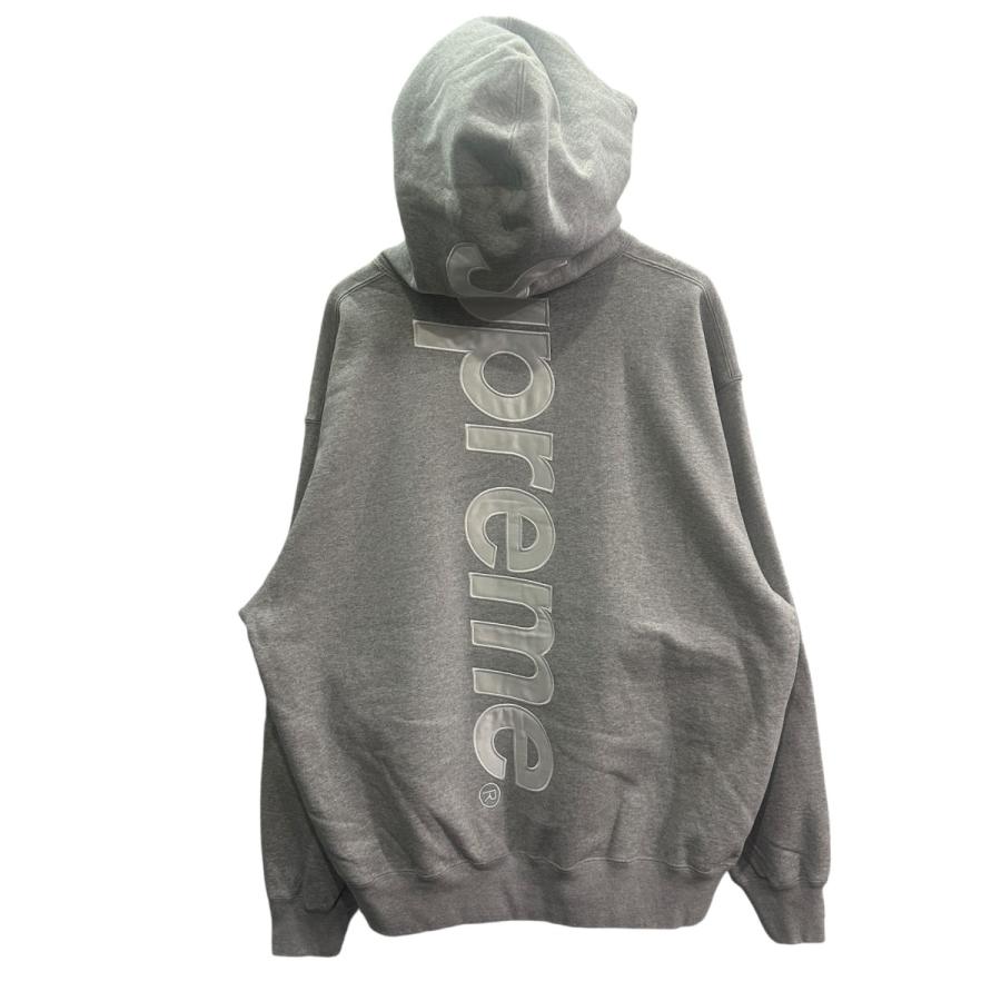 値下げ】Supreme 24AW／ Satin Applique Hooded Sweatshirt サテン 