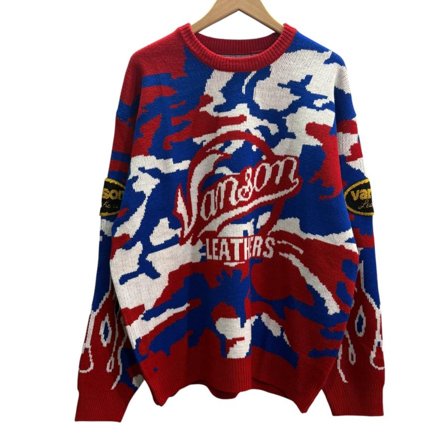 値下げ】Supreme×Vanson Leathers 22SS／ Vanson Leathers Sweater 
