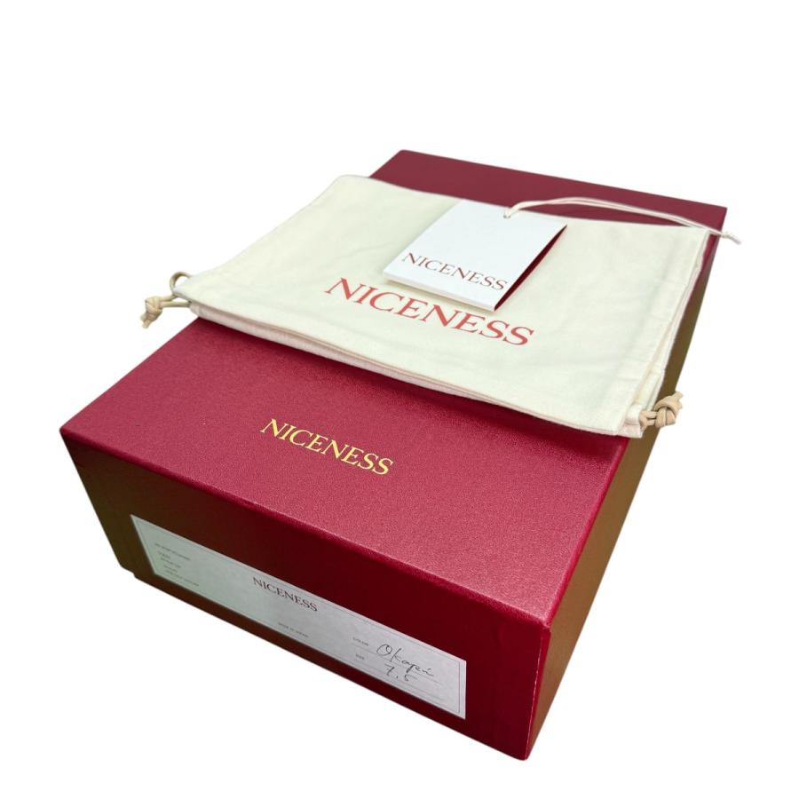 NICENESS ナイスネス 24AW/ VAN ヴァンカーフレザースリッポン NICENESS ナイスネス 24AW/ VAN ヴァンカーフレザースリッポン