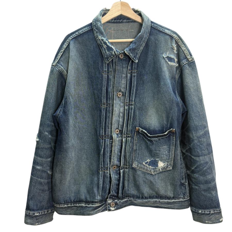 ジャケット・アウター 24AW MADNESS AGING TYPE-I DENIM TRACKER 値下げ】MADNESS 24AW／ AGING TYPE-I DENIM TRACKER エイジングタイプ