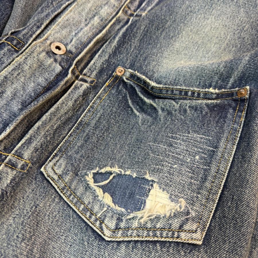 値下げ】MADNESS 24AW／ AGING TYPE-I DENIM TRACKER エイジングタイプ