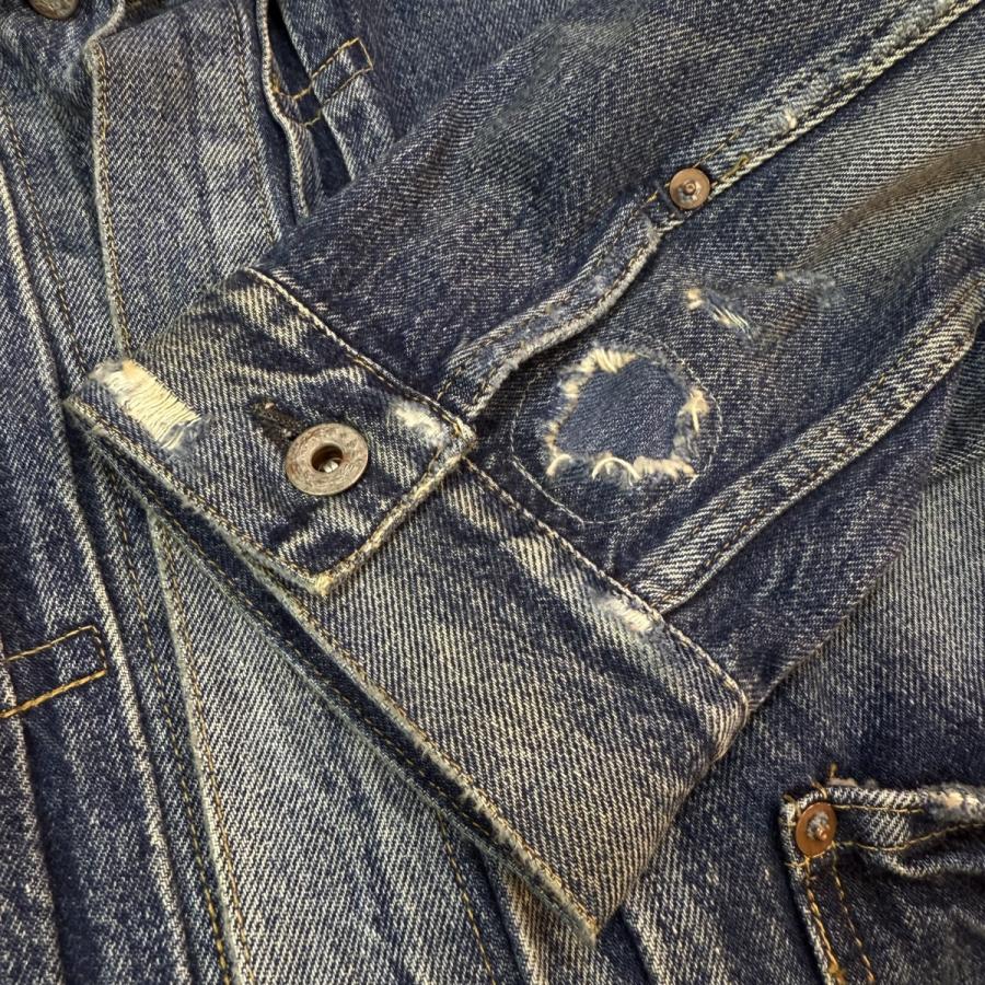 ジャケット・アウター 24AW MADNESS AGING TYPE-I DENIM TRACKER 値下げ】MADNESS 24AW／ AGING TYPE-I DENIM TRACKER エイジングタイプ