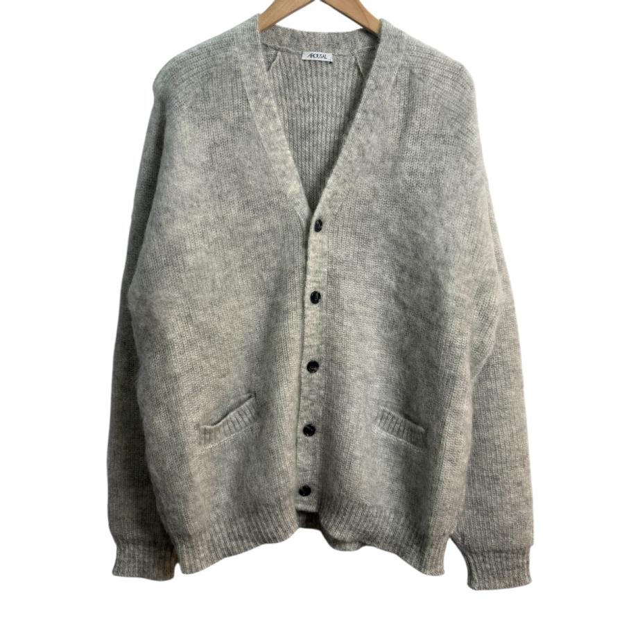 アローサル AROUSAL 22AW／ Melange Cardigan ／モヘアカーディガン