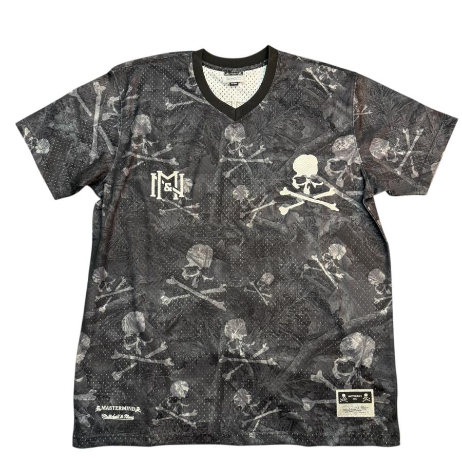 mastermind Mitchell＆Ness スカル Tシャツ mastermind Mitchell＆Ness