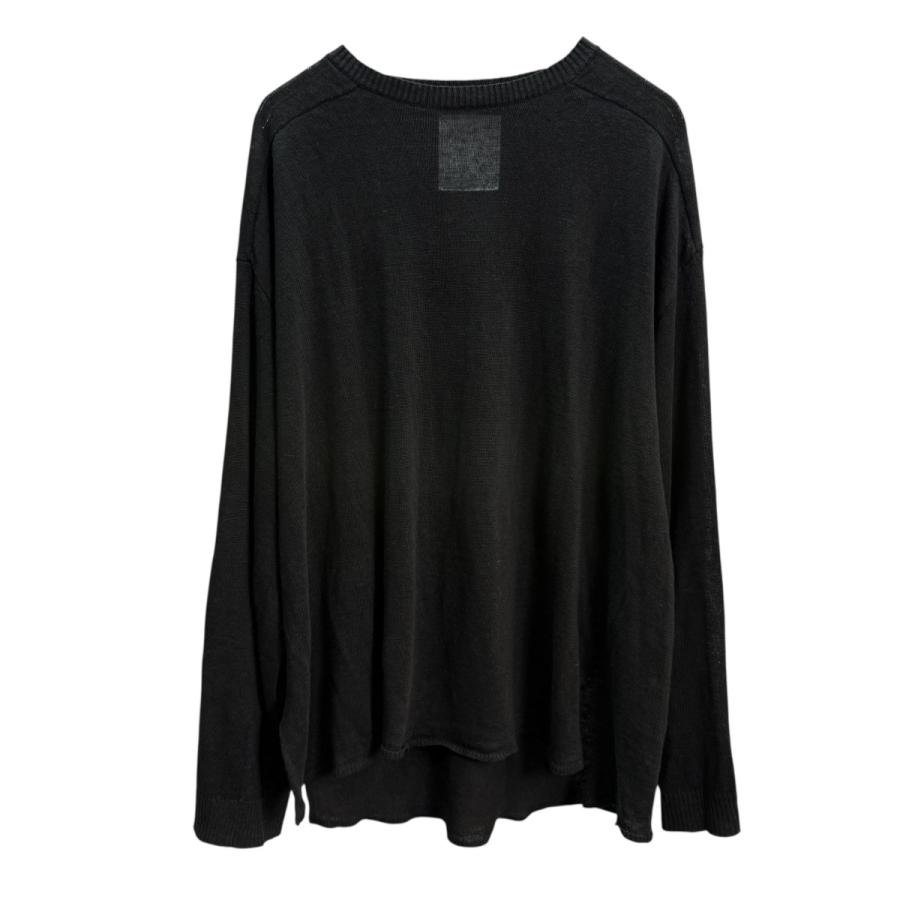 値下げ】ANCELLM 25SS／ CUT LS KNIT ／シアーリネンニット ANC-KN13 