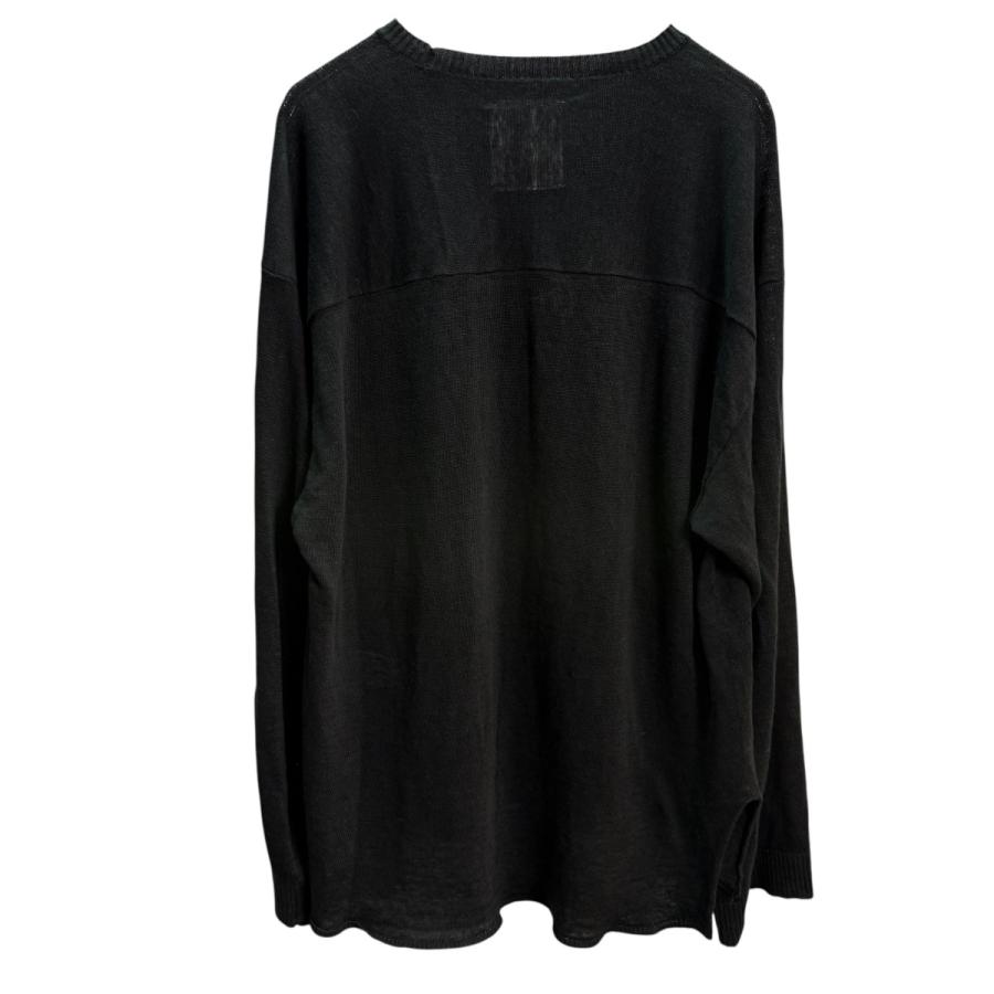 値下げ】ANCELLM 25SS／ CUT LS KNIT ／シアーリネンニット ANC-KN13 