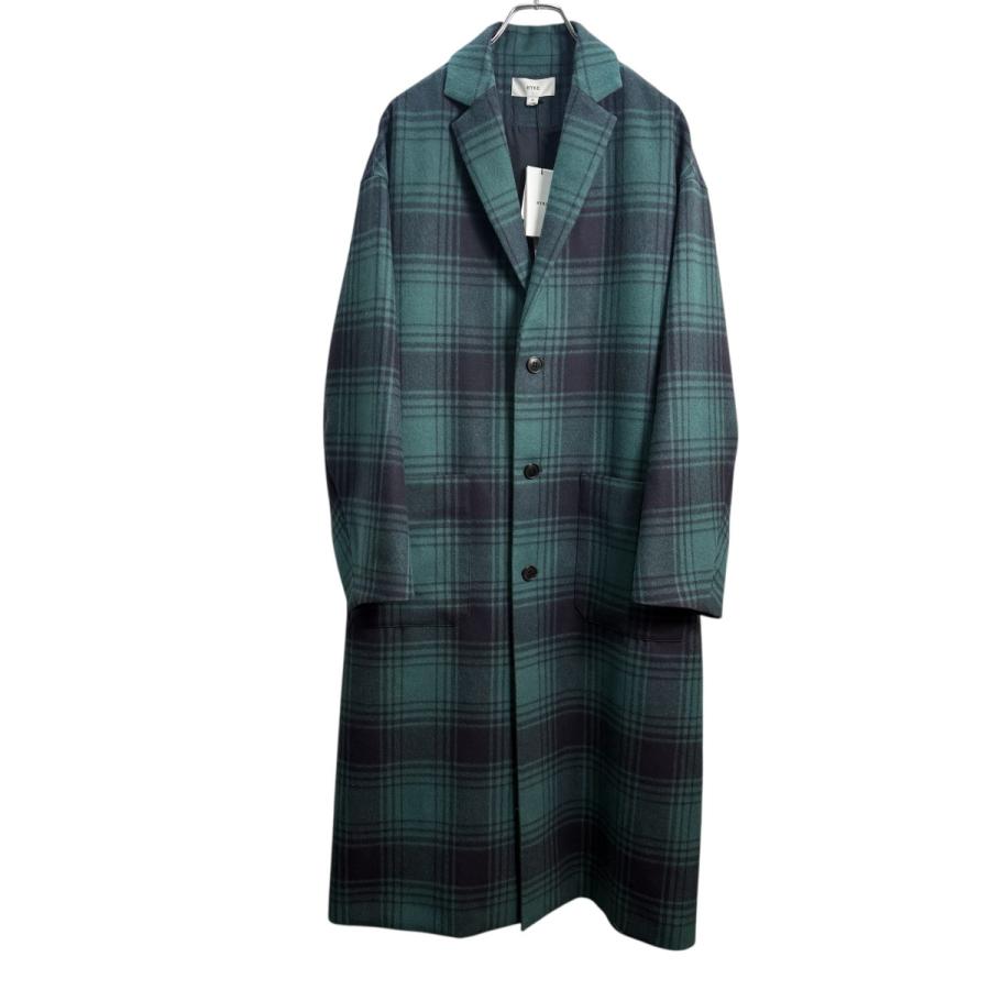 HYKE（ハイク） 【値下げ】HYKE 25AW／ PLAID COAT ／チェスターロング