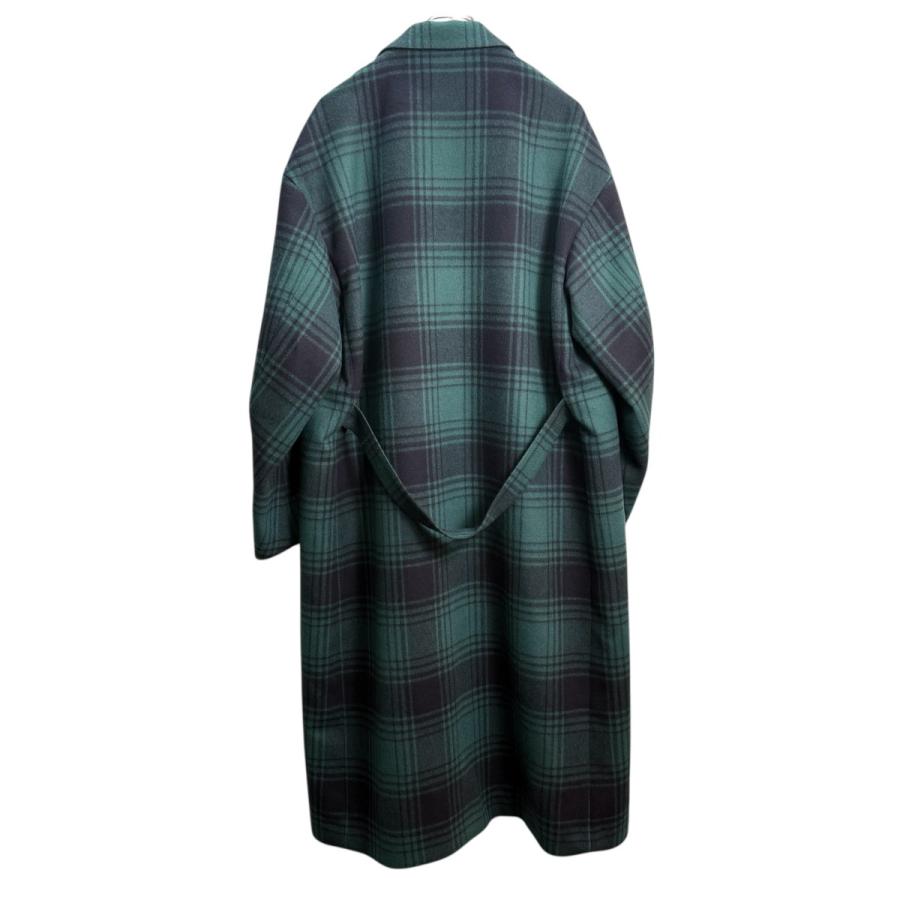 HYKE（ハイク） 【値下げ】HYKE 25AW／ PLAID COAT ／チェスターロング