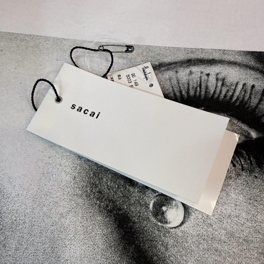 SACAI 25AW MAN RAY 涙 Tシャツ　サカイ　マンレイ　サイズ0 SACAI 25AW マンレイ Tシャツ サカイ MAN RAY 涙 顔 (sacai/Tシャツ