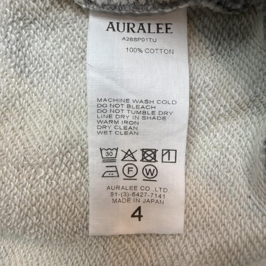 AURALEE（オーラリー） AURALEE 26SS／ SMOOTH SOFT BD SWEAT P／O