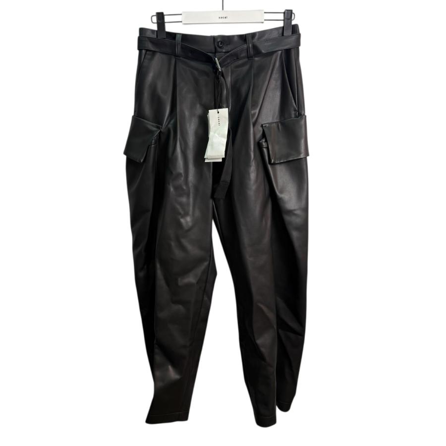 sacai 21-02595M パンツ 501 サカイ sacai（サカイ） sacai 25AW／ Faux Leather Pants ／フェイクレザー