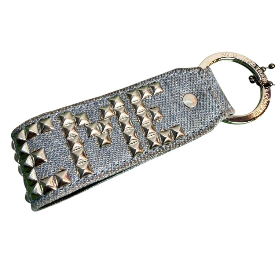 SUPREME シュプリーム 23SS×HTC Hollywood Trading Company Studded Keychain ハリウッドトレーディングカンパニー スタッズキーチェーン ブラック Supreme×HTC 23SS Hollywood Trading Company Studded Keychainロゴ