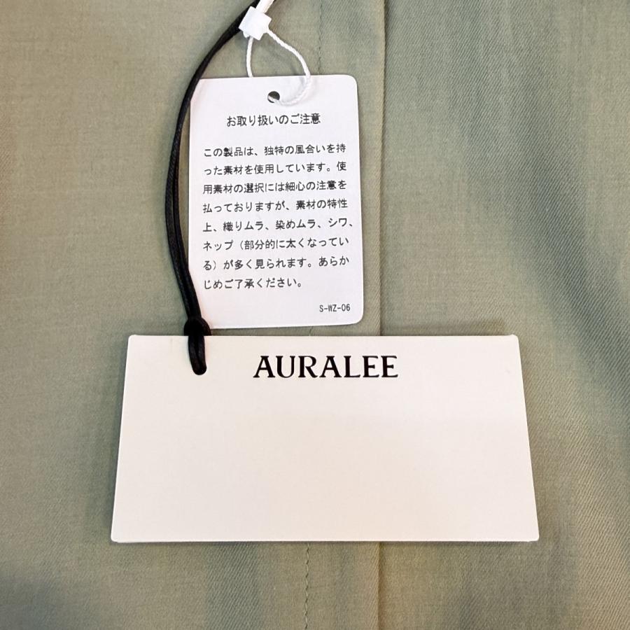 【値下げ】AURALEE 24SS／ HARD TWIST COTTON SILK VIYELLA SUIT 無地 ／セットアップスーツ A24SJ0の画像