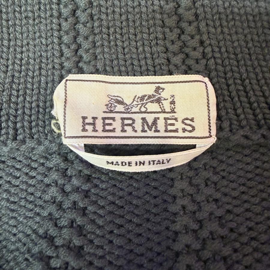 HERMES（エルメス） ハーフジップニット ／ニット ダークブラウン