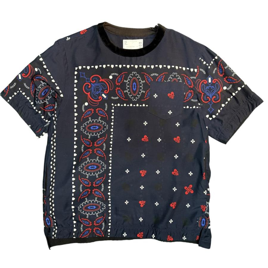 sacai（サカイ） sacai 17SS／ Bandana Print Shirt ／ショルダー 
