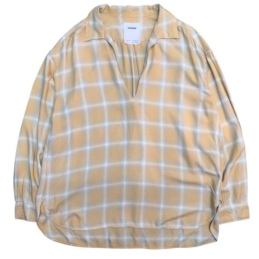 concause 26ss [SKIPPER SHIRTS] サイズ4 コンコース concause 26SS／ SKIPPER SHIRTS ／スキッパーシャツ