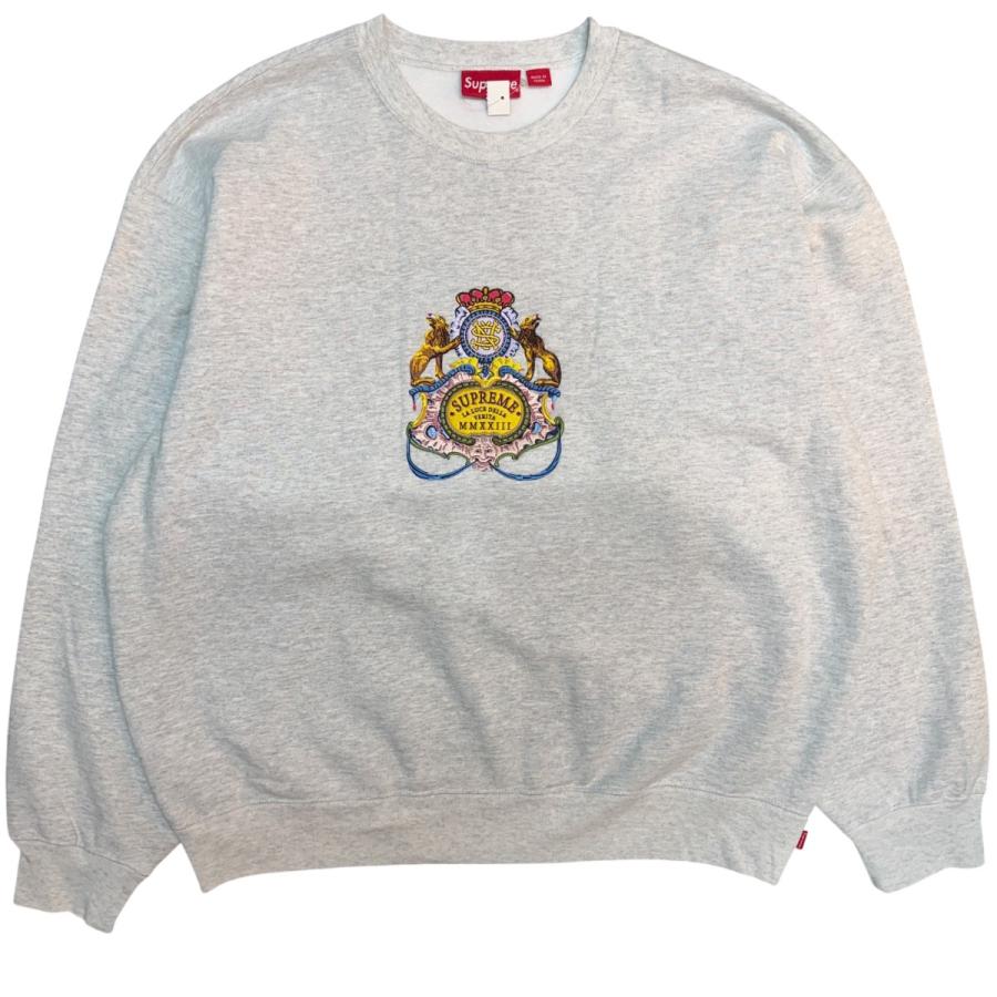 Supreme crest crewneck 23ss Lサイズ Supreme（シュプリーム） Supreme 23SS／ Crest Crewneck ／クレスト