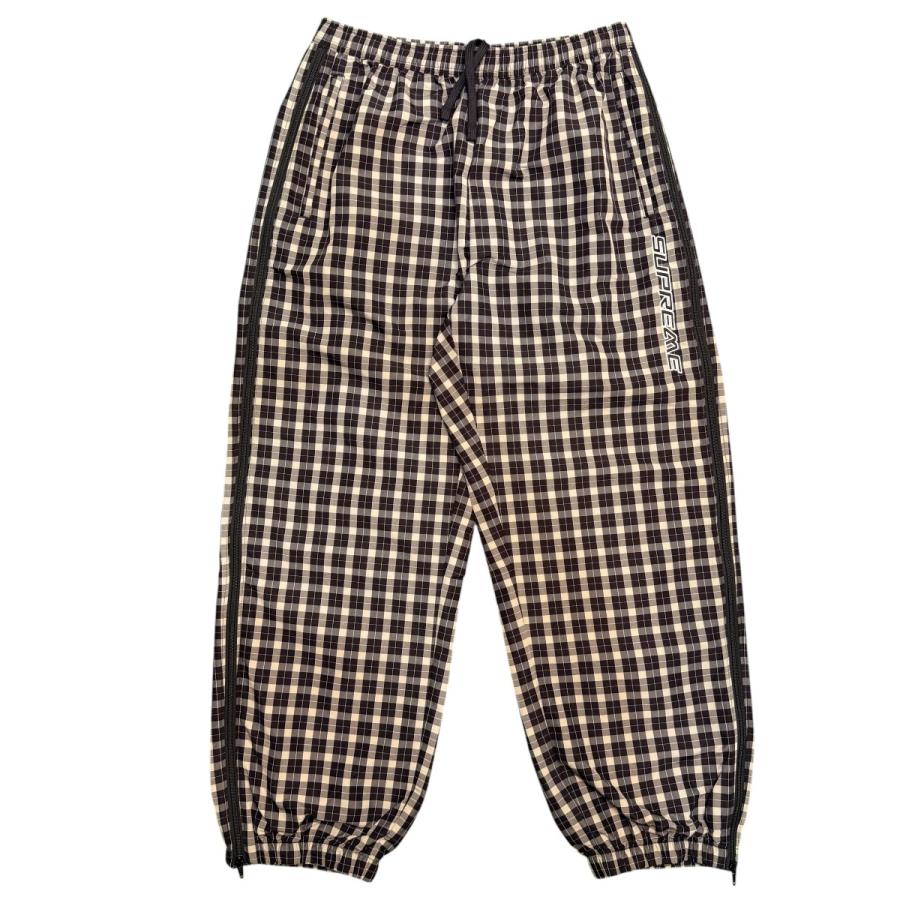 SUPREME シュプリーム 25AW Plaid Warm Up Pant プレイド ウォームアップ ロングパンツ ブラック Supreme（シュプリーム） Supreme 25AW／ Plaid Warm Up Pant