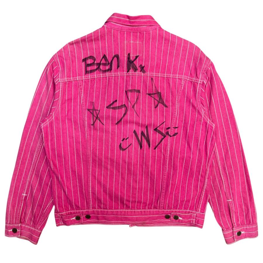 ジャケット・アウター supreme Levi's Pinstripe Trucker Jacket Supreme（シュプリーム） シュプリーム×リーバイス Supreme×LEVI'S