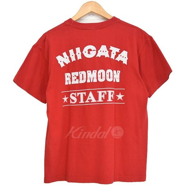 レア!! BABYL RED MOON 紅月Tシャツ 希少Sサイズ♪ REDMOON（レッドムーン） プリントTシャツ レッド サイズ：38 (新潟