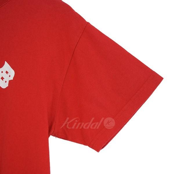 REDMOON（レッドムーン） プリントTシャツ レッド サイズ：38 (新潟