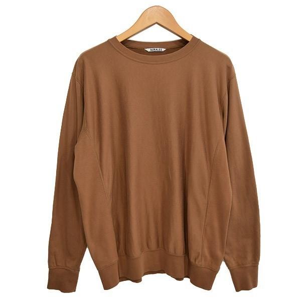 AURALEE SUPER HIGH GAUGE SWEAT P／O クルーネックスウェット 2018AW ブラウン サイズ：4 (新潟紫竹山店) 20