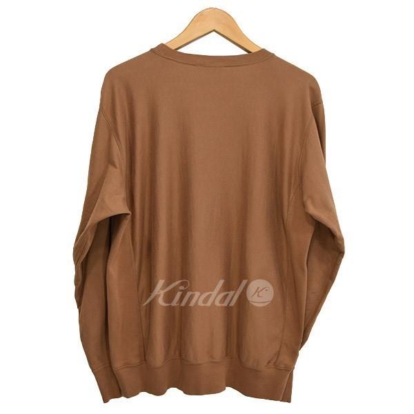 AURALEE SUPER HIGH GAUGE SWEAT P／O クルーネックスウェット 2018AW ブラウン サイズ：4 (新潟紫竹山店) 20_1