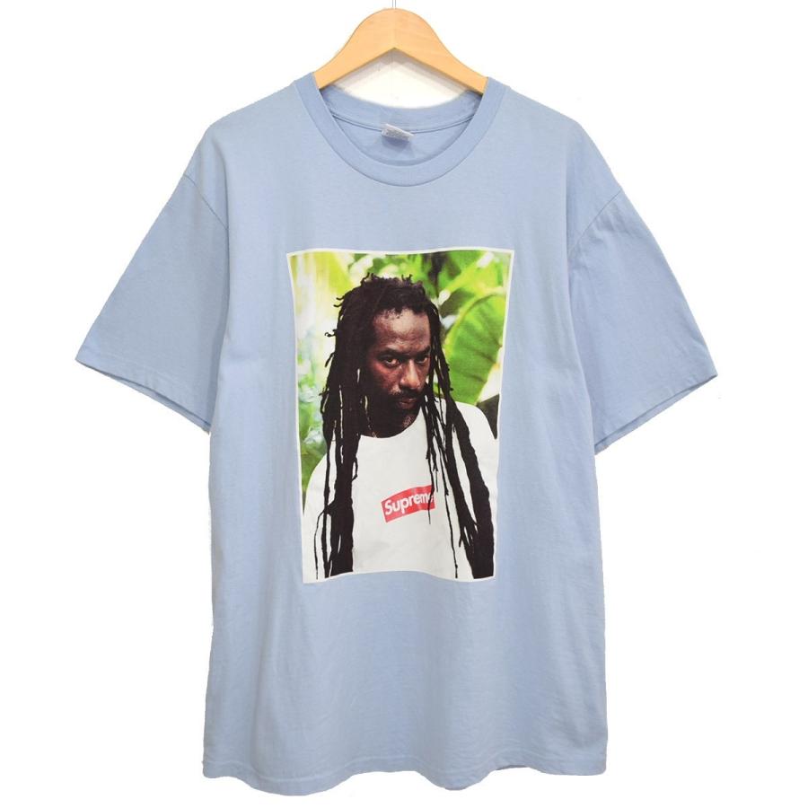 SUPREME Buju Banton Tee ブジュ バントン Tシャツ 2019SS ライトブルー サイズ：L (新潟紫竹山店) 191006｜kindal