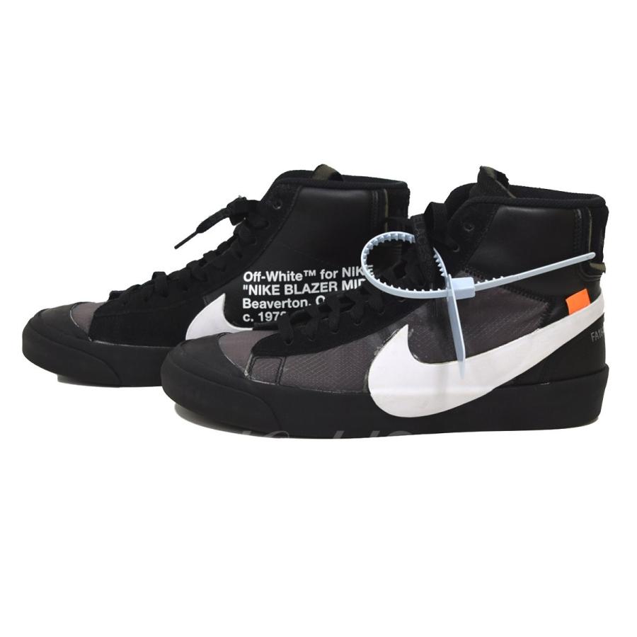 値下げ】NIKE×OFF WHITE THE10 NIKE BLAZER MID ブラック サイズ：US8 