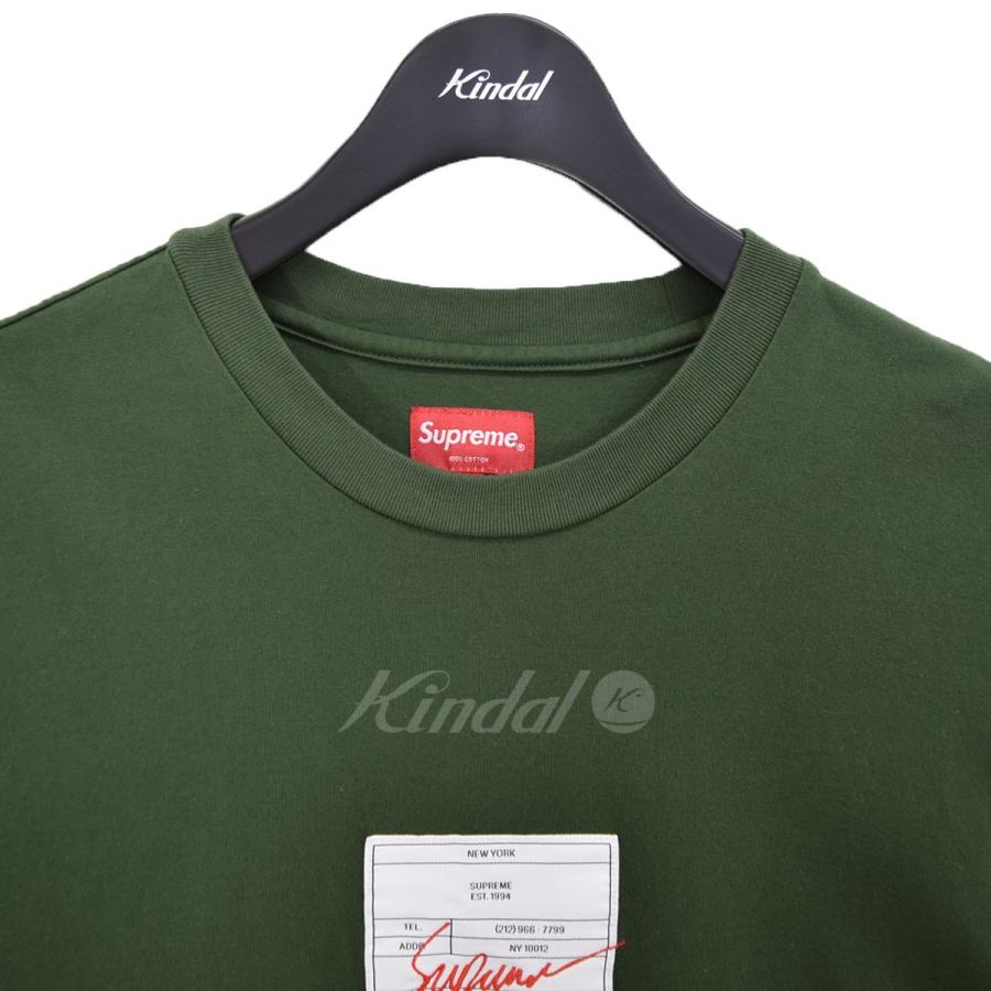 Supreme SUPREME Signature Label S／S TOP クルーネックTシャツ